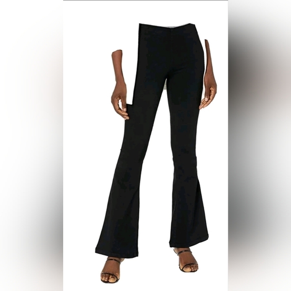 NWT Ella Moss Jeans Pull On Flare Stretch Elastic Waist Jeans Black Sz 4/27 - Picture 1 of 6